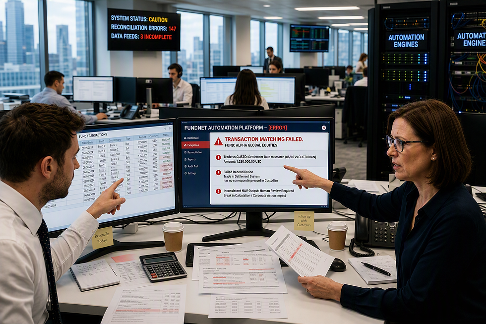 The Last Mile of Fund Accounting Automation. Why the Human Still Matters Most?