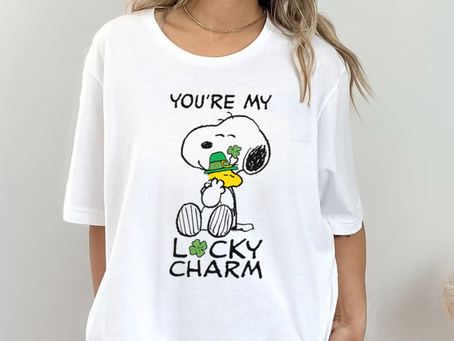 Peanuts St Patrick’s Day T Shirt Snoopy You’re My Lucky Charm shirt