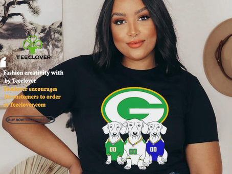 Green Bay Packers dachshund dogs shirt