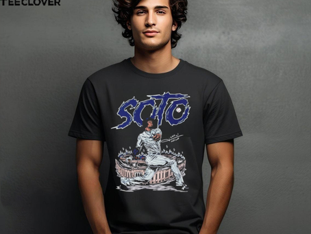 New York Yankees Juan Soto Illustration Graphic Signature T Shirt