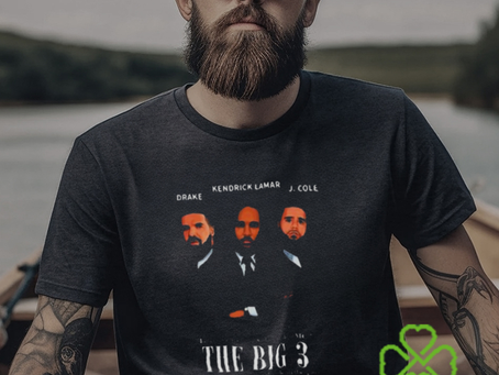 THE BIG 3 DRAKE KENDRICK LAMAR J.COLE SHIRT