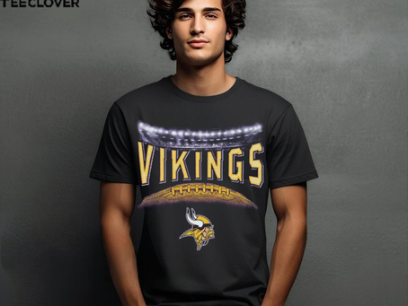 NFL Team Minnesota Vikings Lights T Shirt