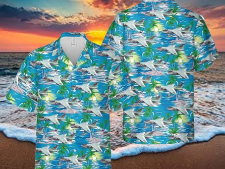 U.S Navy Va 146 Ltv A 7 Corsair Button Down Hawaiian Shirt Trend Summer
