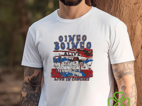 Oingo Boingo Alive NEW T Shirt Live In Concert Small Tour shirt