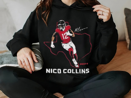 Nico Collins State Star Signature Shirt
