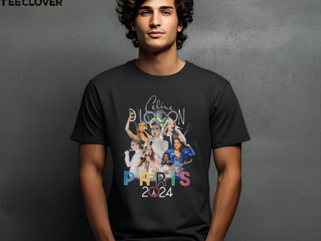 Celine Dion Paris 2024 T Shirt