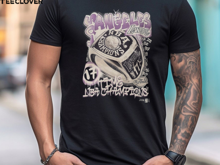Los Angeles Lakers Champs Graffiti T Shirt