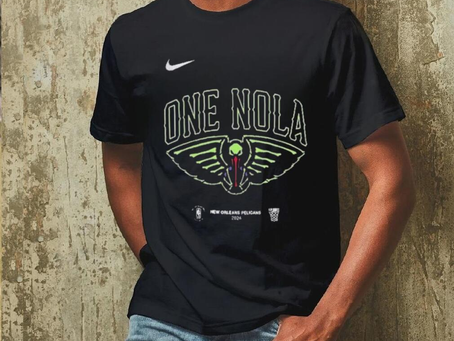 New Orleans Pelicans Nike One Nola 2024 NBA Playoffs Shirt
