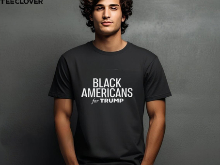 Maga Gear Black Americans For Trump Shirt
