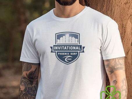 2024 Phoenix Surf Invitational Solid Color Cotton T Shirt