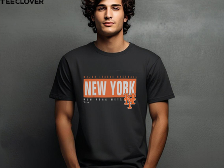 New York Mets Blocked Out T Shirt