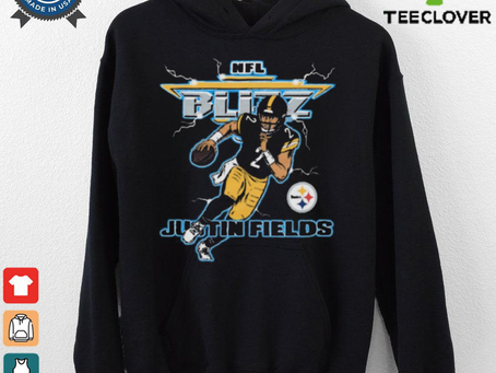 NFL Blitz Pittsburgh Steelers Justin Fields t shirt