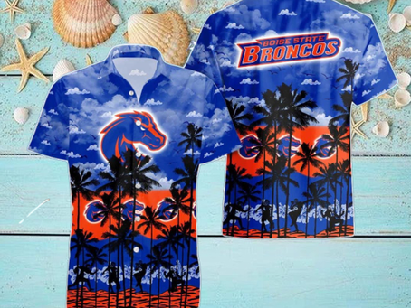 Boise State Broncos Hawaiian Shirt Trending Summer Gift For Men Women