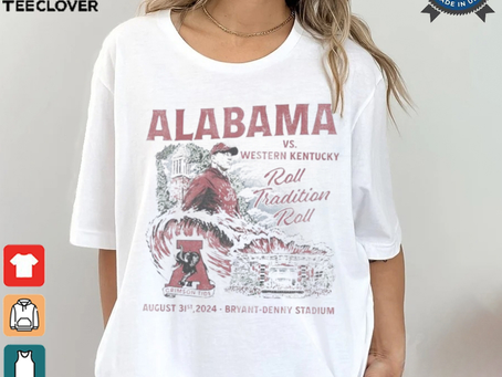 Alabama Crimson Tide vs. Western Kentucky Hilltoppers Game Day August 31st, 2024 Shirt