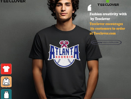 Atlanta Georgia Atl Vintage Baseball Shirt
