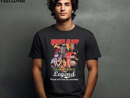 Official J�rgen Klopp The Man The Myth The Legend Thank You For The Memories shirts