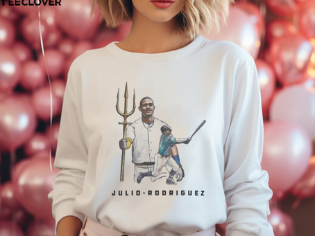 Seattle Baseball Julio Rodriguez Sketch Shirt