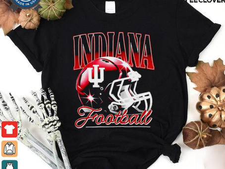Indiana Hoosiers football helmet shirt