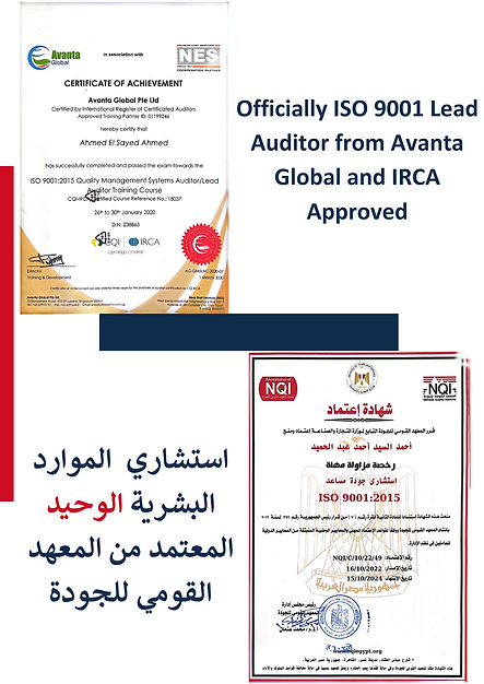 Dr.Ahmed Elsayed HR \ Business Consultant Portfolio