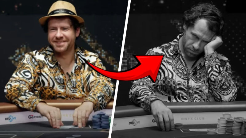 Cates's frustration mounts as the poker game intensifies