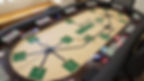 RFID table reads cards and sends data for live broadcast