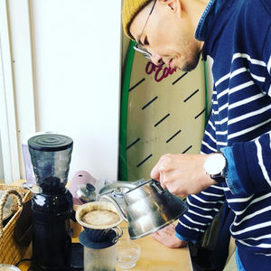 レザーとコーヒー