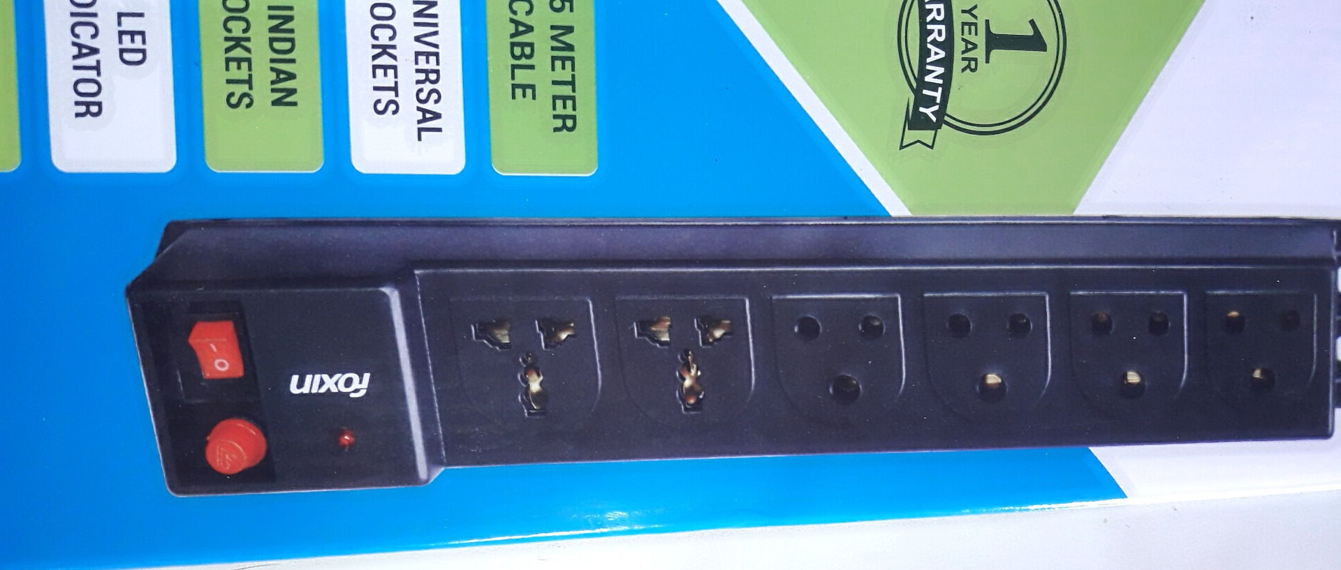 FOXIN Power Code High Quality, 5 slot