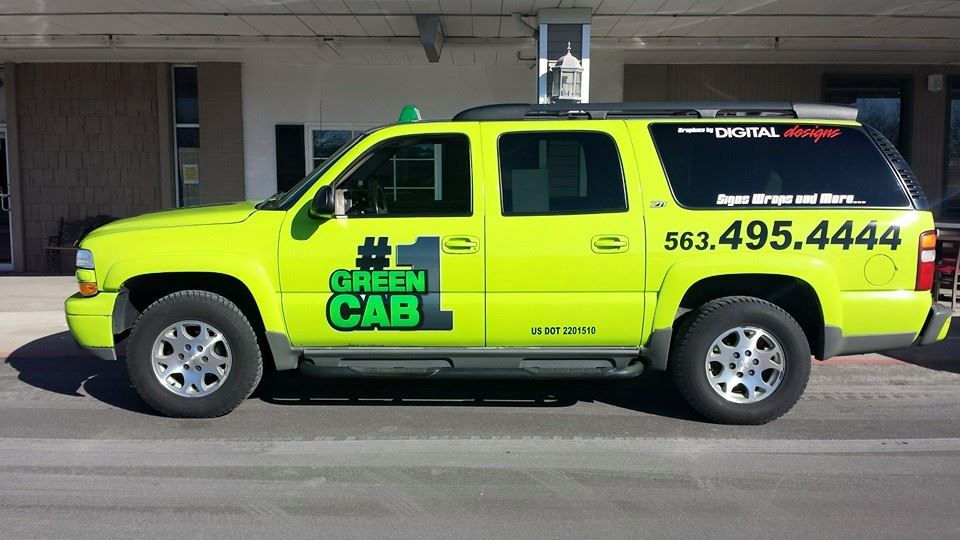 #1greencabdubuquetaxicabsuv.jpg
