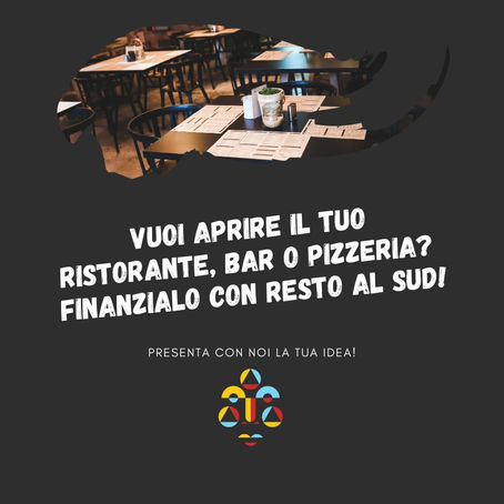Vuoi aprire il tuo ristorante, bar o pizzeria?