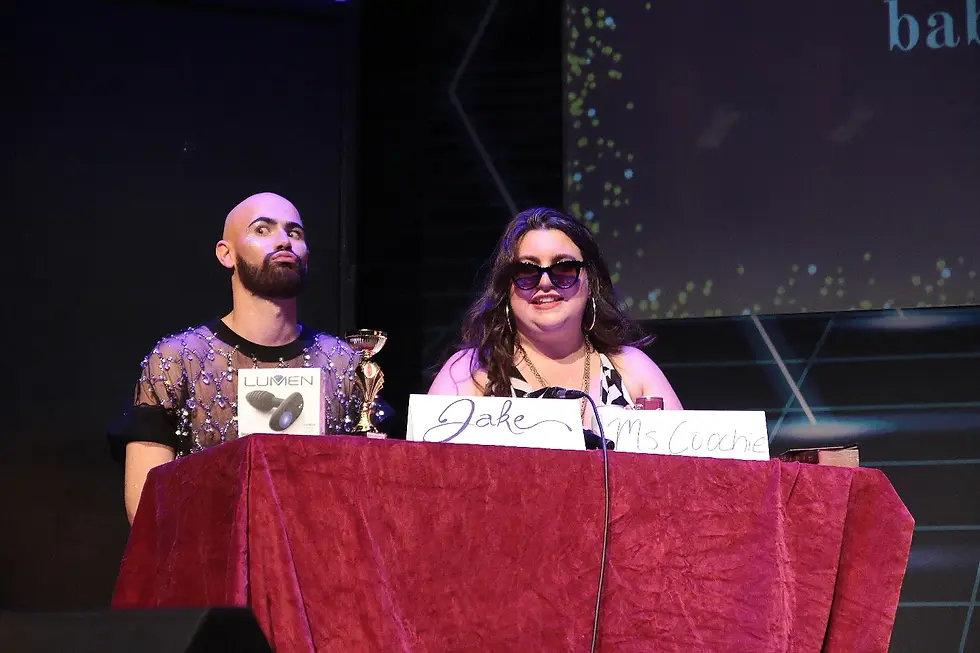 Judging at Snatch Game for The Cunnilingus Show - Boom Chicago