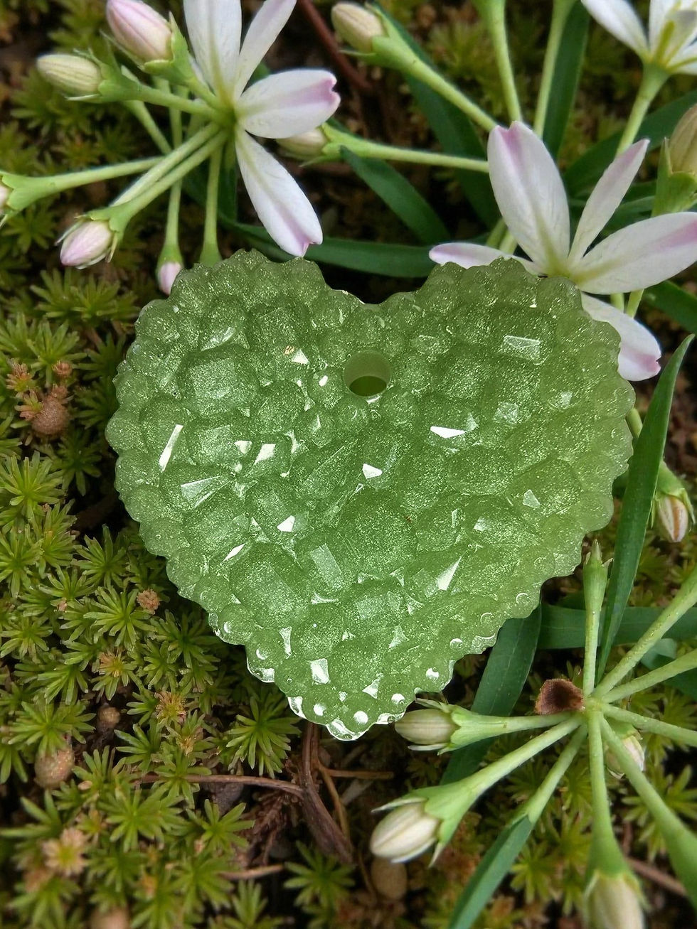 Thumbnail: Crystal Heart Suncatcher's