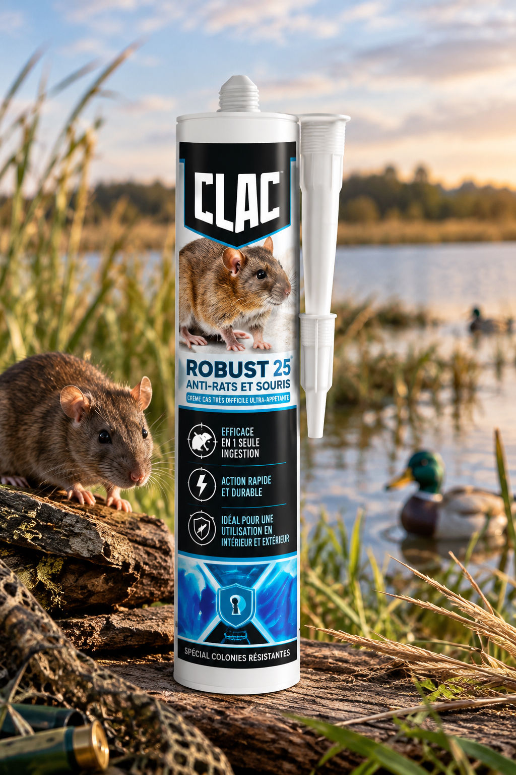 Poison à rat Clac — format silicone