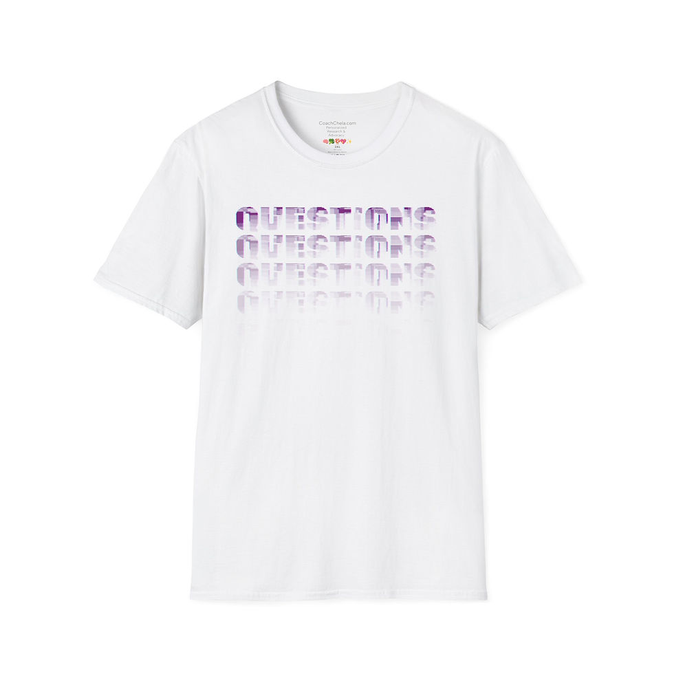 Thumbnail: So Many Questions - Unisex Softstyle T-Shirt