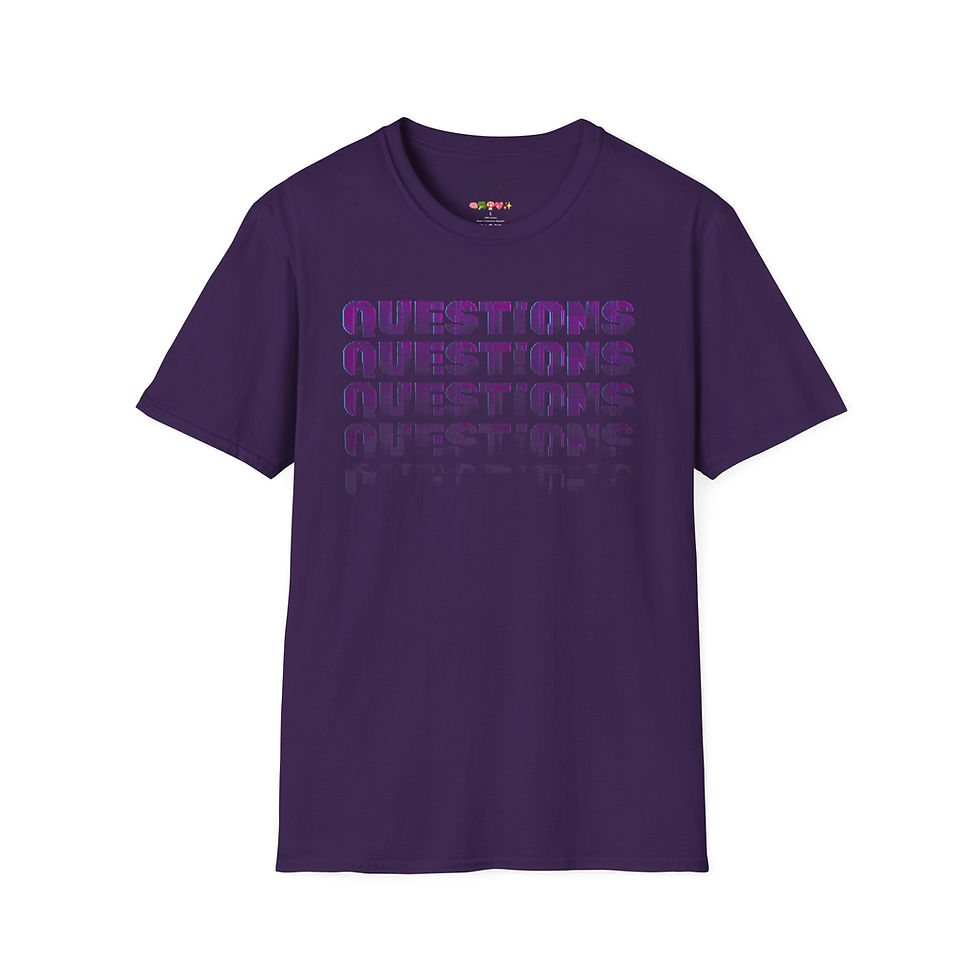 Thumbnail: So Many Questions - Unisex Softstyle T-Shirt