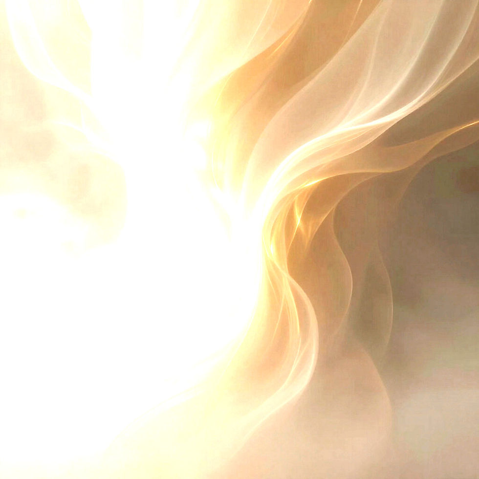 Abstract glowing golden light for a Day Retreat.