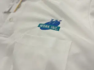 Flat Embroidered Shirt for Work Inc.