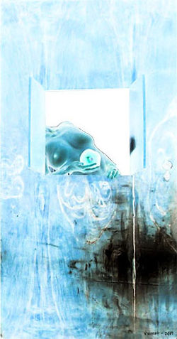 le volet bleu