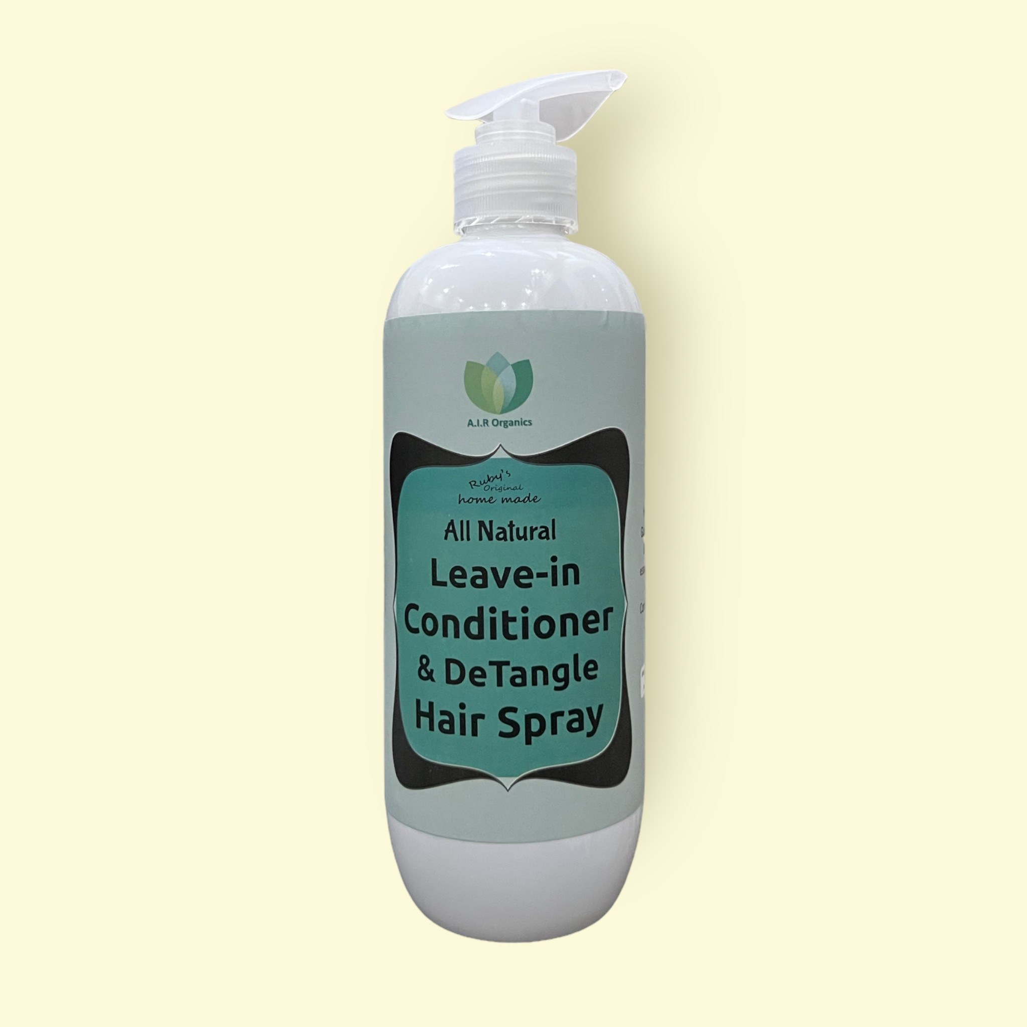 Leave-in conditioner and DeTangle hair spray