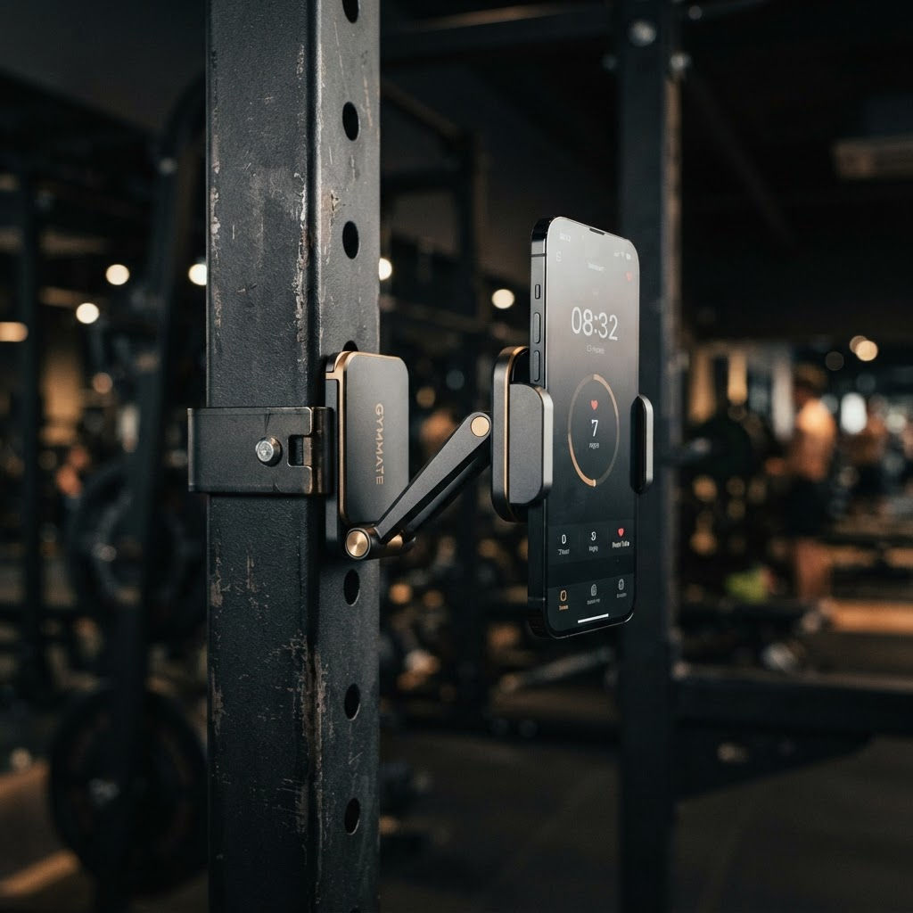 Magnetic Gym Phone Mount