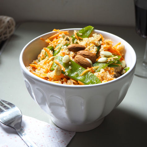Salade de Quinoa et Carottes Râpées