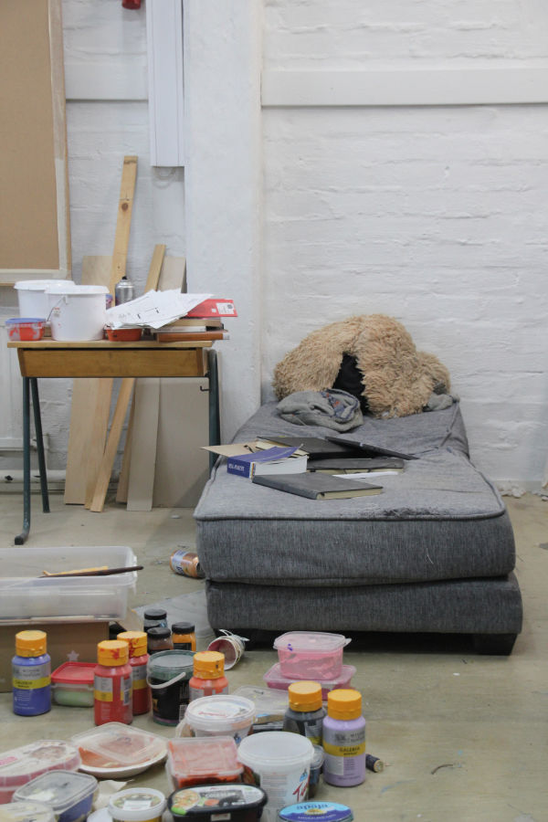 Antti Oikarisen työhuone, detalji 1. Kuva: Tapio Mäkelä.