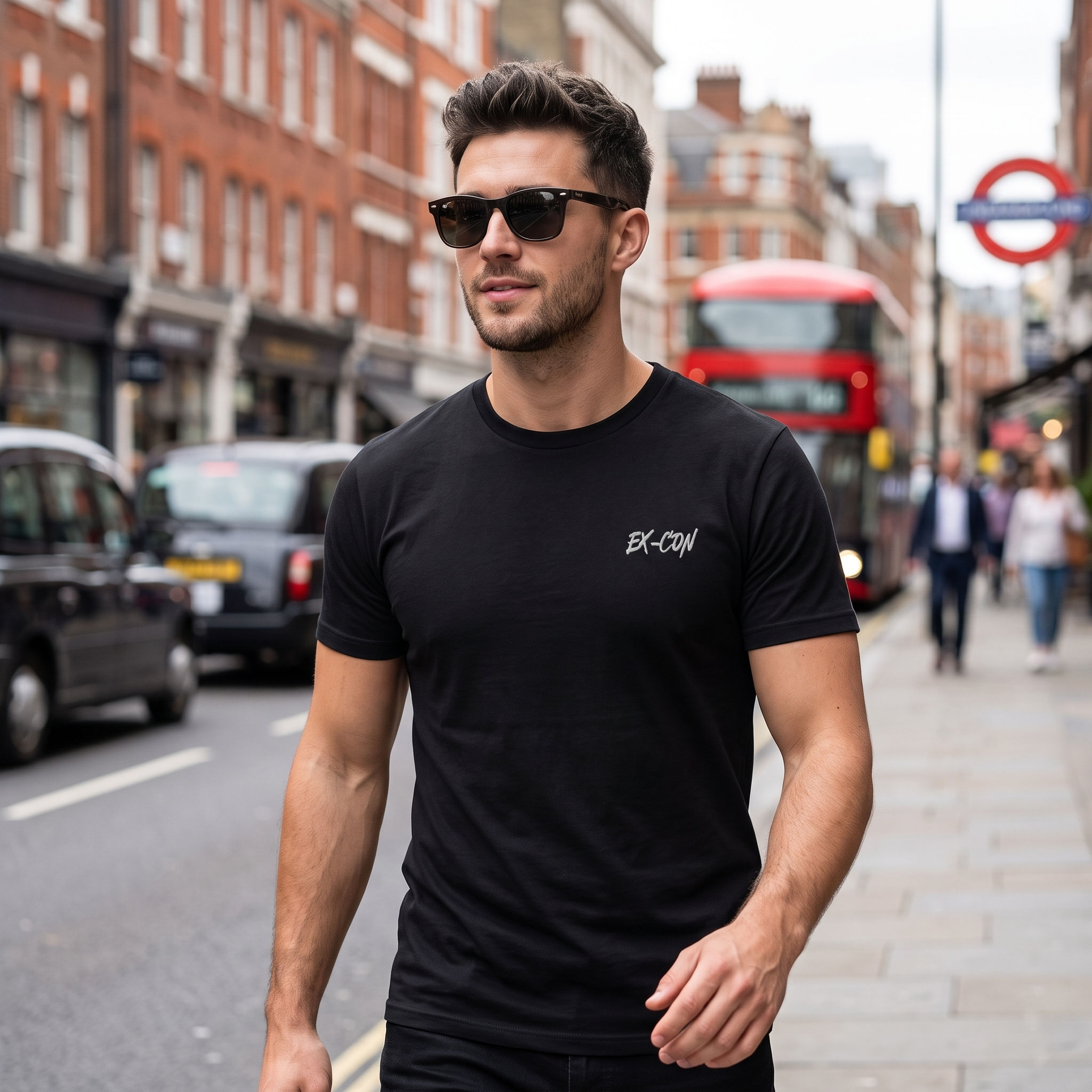 EX-CON Premium Short Sleeve T-Shirt – Classic Black