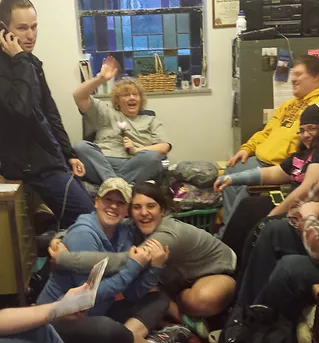 Picture of West Liberty University Campus Ministry Students and Pastor Debra Dague