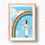 Thumbnail: Rainbow Art Print | Vintage Collage Artwork | Colorful, Bright Wall Art