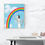 Thumbnail: Rainbow Art Print | Vintage Collage Artwork | Colorful, Bright Wall Art