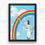 Thumbnail: Rainbow Art Print | Vintage Collage Artwork | Colorful, Bright Wall Art