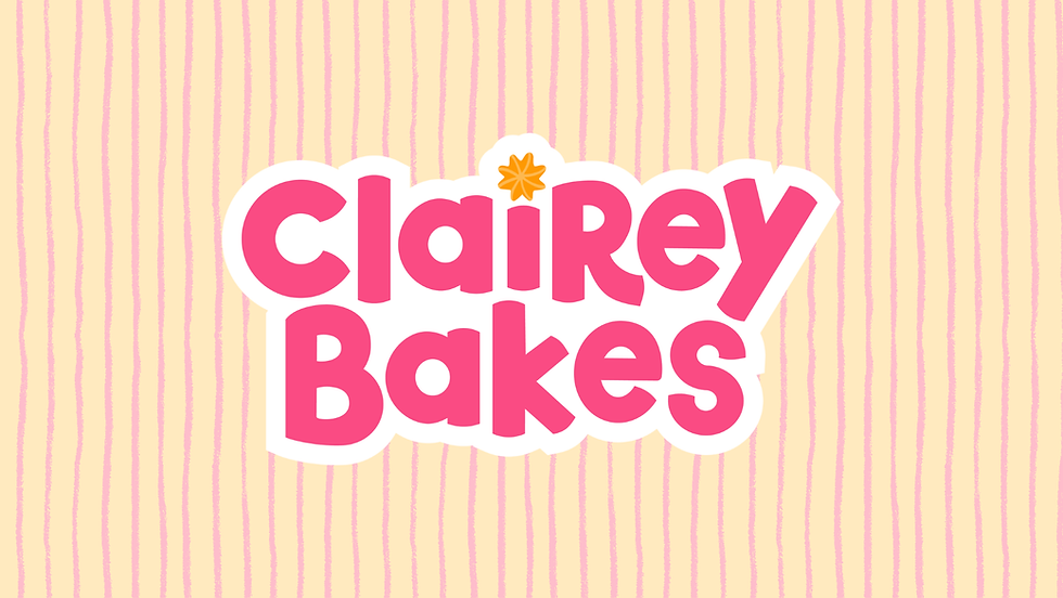 Clairey Bakes branding case study