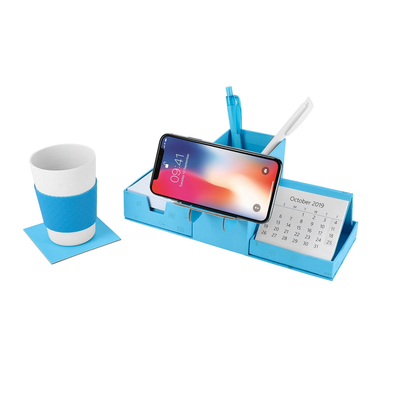 KALMAR - Memo/Calendar Cube - Blue