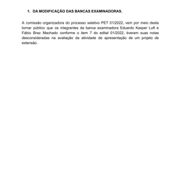 Errata 05 do Edital 01/2022