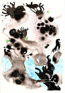 A Study in Ink- Coral